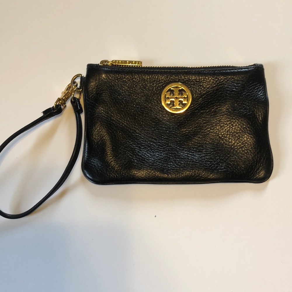 Tory Burch Black Wristlet / Wallet / Clutch